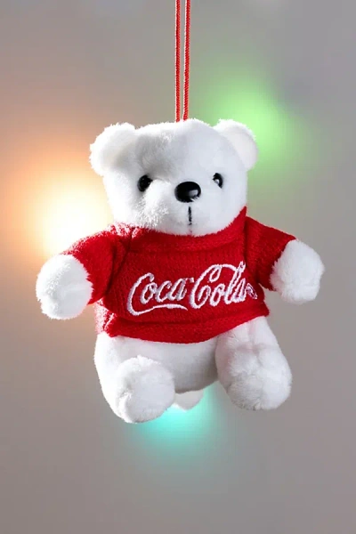 Urban Outfitters Coca-cola Polar Bear Plushie Ornament In Assorted At