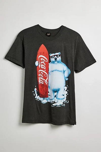 Urban Outfitters Coca Cola Polar Bear Surf Tee In Black, Men's At