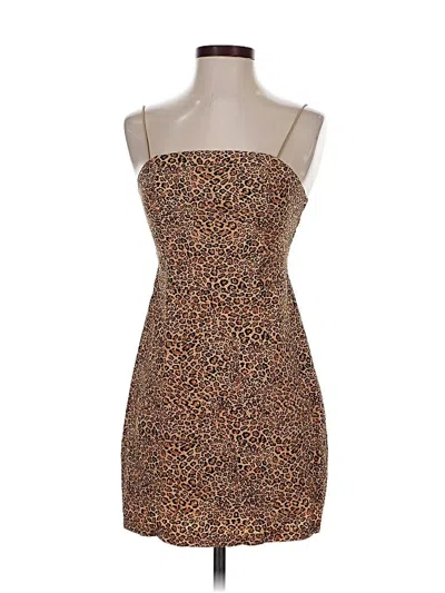 Pre-owned Urban Outfitters Cocktail Dress In Brown