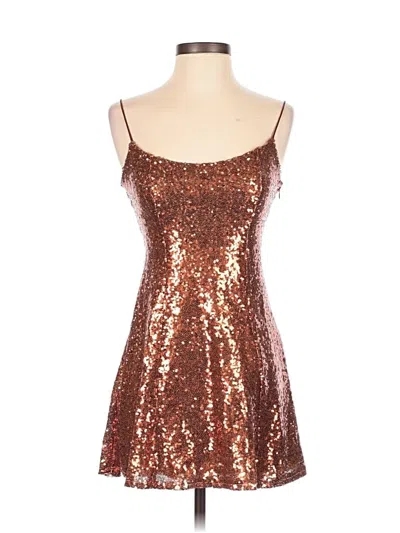 Pre-owned Urban Outfitters Cocktail Dress In Brown