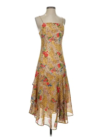 Pre-owned Urban Outfitters Cocktail Dress In Gold