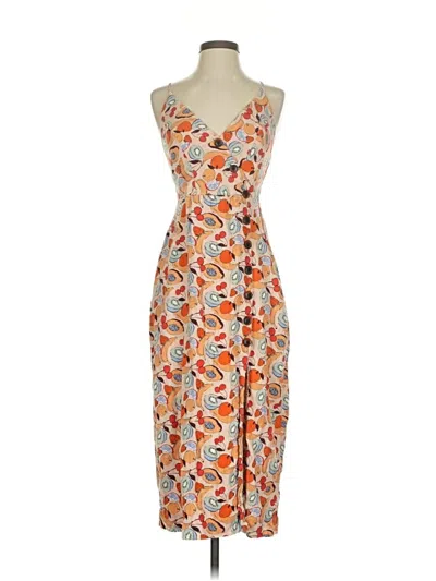 Pre-owned Urban Outfitters Cocktail Dress In Orange
