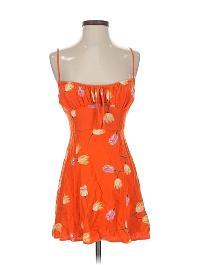 Pre-owned Urban Outfitters Cocktail Dress In Orange