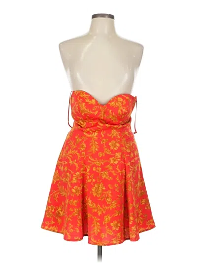 Pre-owned Urban Outfitters Cocktail Dress In Orange