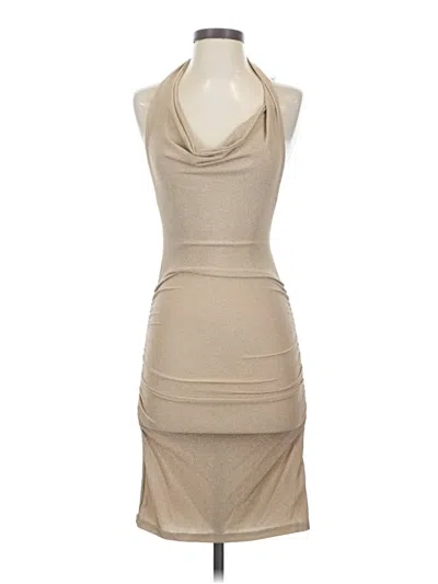 Pre-owned Urban Outfitters Cocktail Dress In Tan