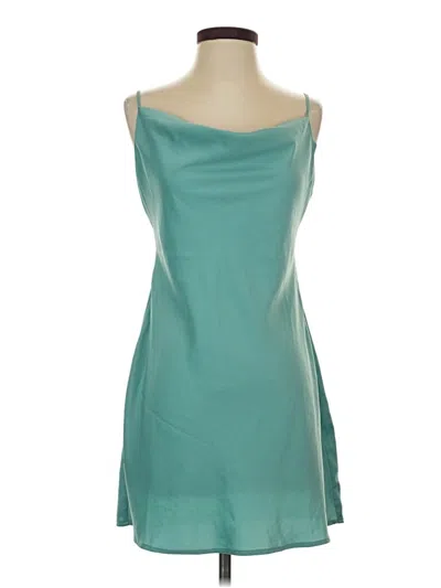 Pre-owned Urban Outfitters Cocktail Dress In Teal