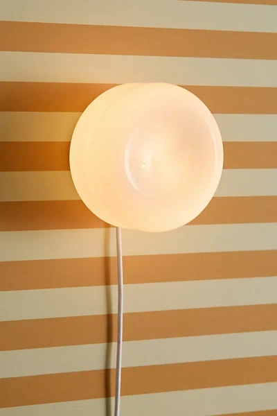 Urban Outfitters Codi Round Glass Sconce In White At  In Neutral