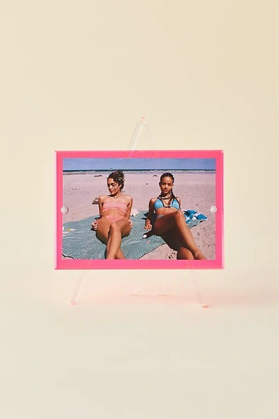 Urban Outfitters Colorful Acrylic Picture Frame In Pink At