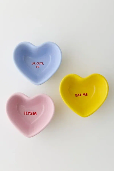 Urban Outfitters Conversation Heart Snack Bowl In Blue At  In Multi
