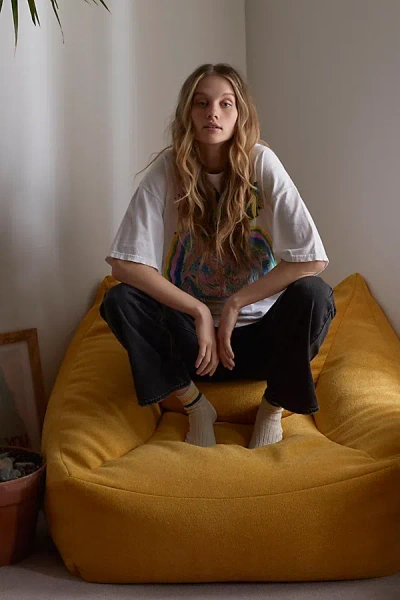 Urban Outfitters Cooper Bean Bag Lounge Chair In Yellow At