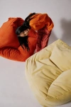 Urban Outfitters Cooper Velvet Bean Bag Chair In Chartreuse At