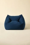 Urban Outfitters Cooper Velvet Bean Bag Chair In Navy At