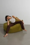 Urban Outfitters Cooper Velvet Bean Bag Chair In Olive At