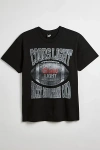 URBAN OUTFITTERS COORS LIGHT FOOTBALL TEE IN BLACK, MEN'S AT URBAN OUTFITTERS