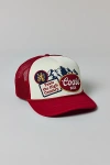 Urban Outfitters Coors Patch Trucker Hat In Red, Men's At  In White