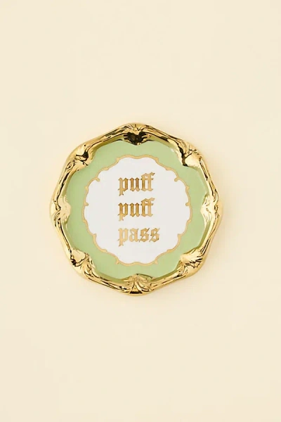 Urban Outfitters Cosette Ornate Ceramic Ashtray In Puff Puff Pass At  In Gold