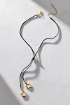 Urban Outfitters Cosmic Shores Corded Bolo Necklace In Gold, Women's At  In Silver