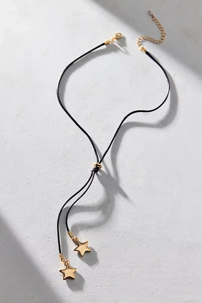 Urban Outfitters Cosmic Shores Corded Bolo Necklace In Gold, Women's At  In Silver