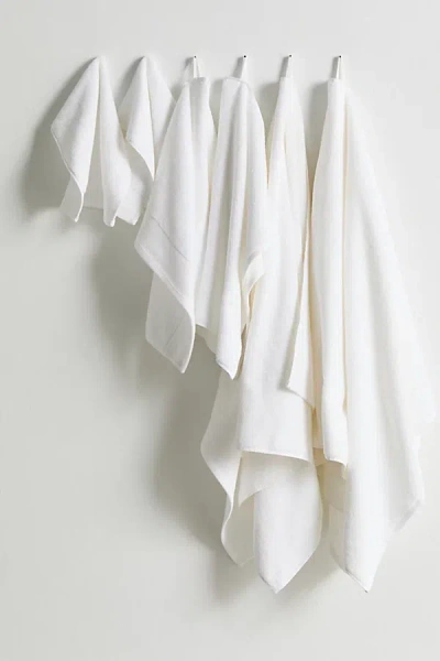 Urban Outfitters Cotton Terry 6-piece Towel Set In White At