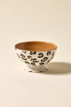 Urban Outfitters Courtney Ceramic Patterned Pedestal Snack Bowl In Leopard At