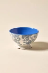 Urban Outfitters Courtney Ceramic Patterned Pedestal Snack Bowl In Toile At  In Blue