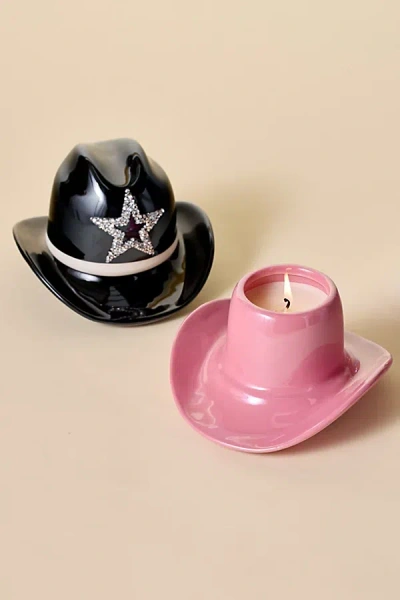 Urban Outfitters Cowboy Hat 9 oz Scented Candle In Withered Rose Petals At  In Black