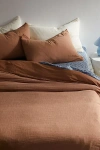 Urban Outfitters Cozy Slub Duvet Cover In Cinnamon Swirl At