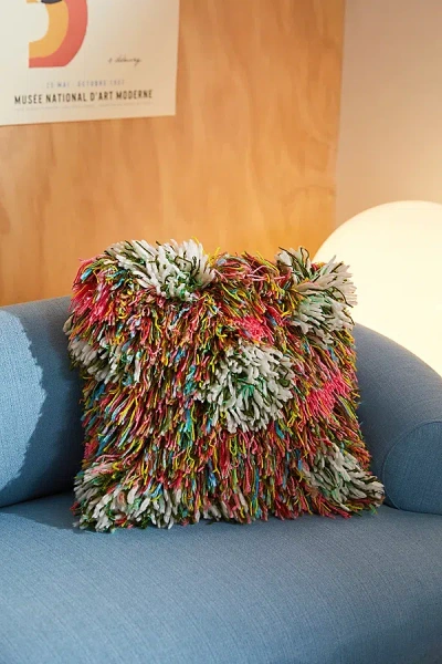 Urban Outfitters Crazy Yarn Throw Pillow At  In Multi