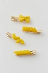 Urban Outfitters Crease-free Hair Clip Set In Pasta, Women's At  In Gold