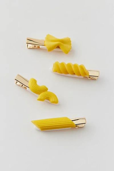 Urban Outfitters Crease-free Hair Clip Set In Pasta, Women's At