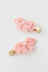 Urban Outfitters Crease-free Hair Clip Set In Peach, Women's At
