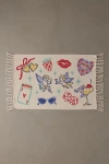 Urban Outfitters Cutie Collage Printed Woven Rug At  In Multi