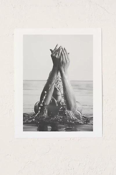 Urban Outfitters Dagmar Pels Wild And Free Just Like The Sea Art Print At  In White