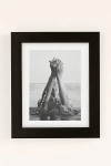 Urban Outfitters Dagmar Pels Wild And Free Just Like The Sea Art Print In Black Matte Frame At  In White
