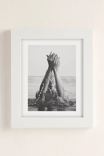 Urban Outfitters Dagmar Pels Wild And Free Just Like The Sea Art Print In Modern White At  In Gray