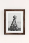 Urban Outfitters Dagmar Pels Wild And Free Just Like The Sea Art Print In Walnut Wood Frame At  In Multi