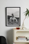 Urban Outfitters Dagmar Pels Wild Horse Girl Art Print In Black Matte Frame At  In Multi