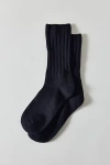 Urban Outfitters Dahlia Everyday Ribbed Crew Sock In Black, Women's At