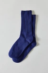 Urban Outfitters Dahlia Everyday Ribbed Crew Sock In Navy, Women's At  In Blue