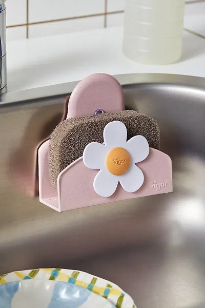 Urban Outfitters Daisy Sponge & Holder Set In Pink At  In Multi