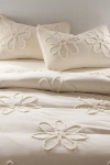 Urban Outfitters Daisy Tufted Core Duvet Cover In Tofu At  In Neutral