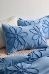 Urban Outfitters Daisy Tufted Core Sham Set In Blue At