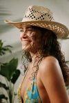 Urban Outfitters Dakota Straw Cowboy Hat In Tan, Women's At  In Tan