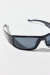 Urban Outfitters Damon Shield Sunglasses In Black, Men's At  In Black