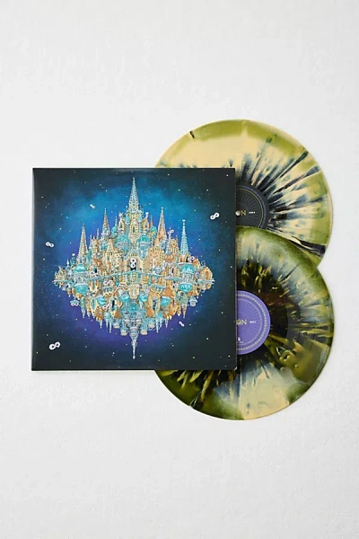 Urban Outfitters Dance Gavin Dance - Pantheon Uo Exclusive 2xlp In Forest Green And Custard Smush With Black Splatter