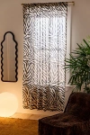 Urban Outfitters Darcie Zebra Patterned Window Panel In Black/white At  In Multi