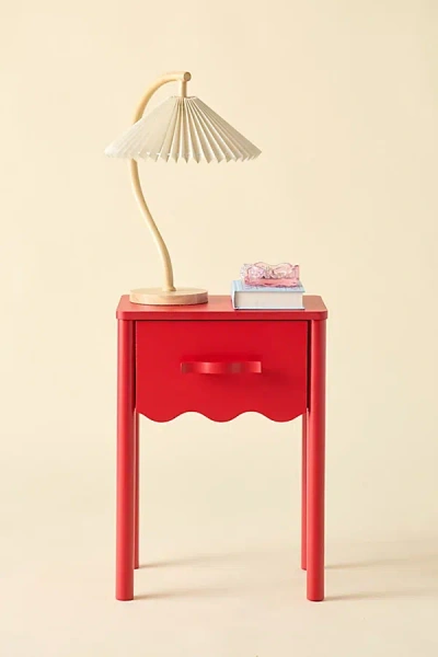 Urban Outfitters Daya Squiggle Storage Nightstand In Rose At