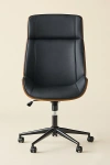 Urban Outfitters Dean Adjustable Swivel Desk Chair In Black At
