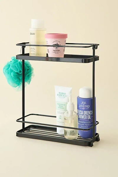 Urban Outfitters Delaney Two-tier Steel Storage Caddy In Black At