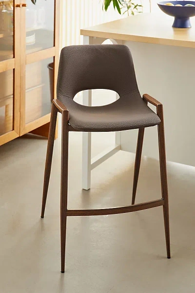 Urban Outfitters Demi Counter Stool - Set Of 2 In Brown At